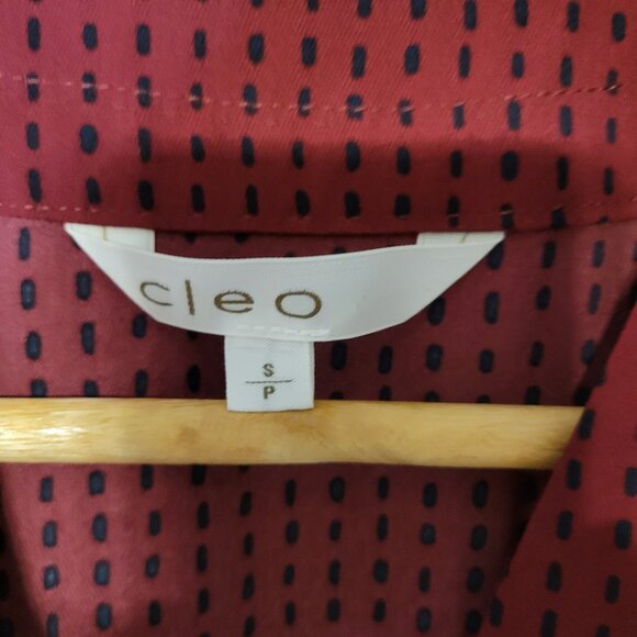 Cleo Burgundy Cardigan and Top Set Size Small - Picture 8 of 12